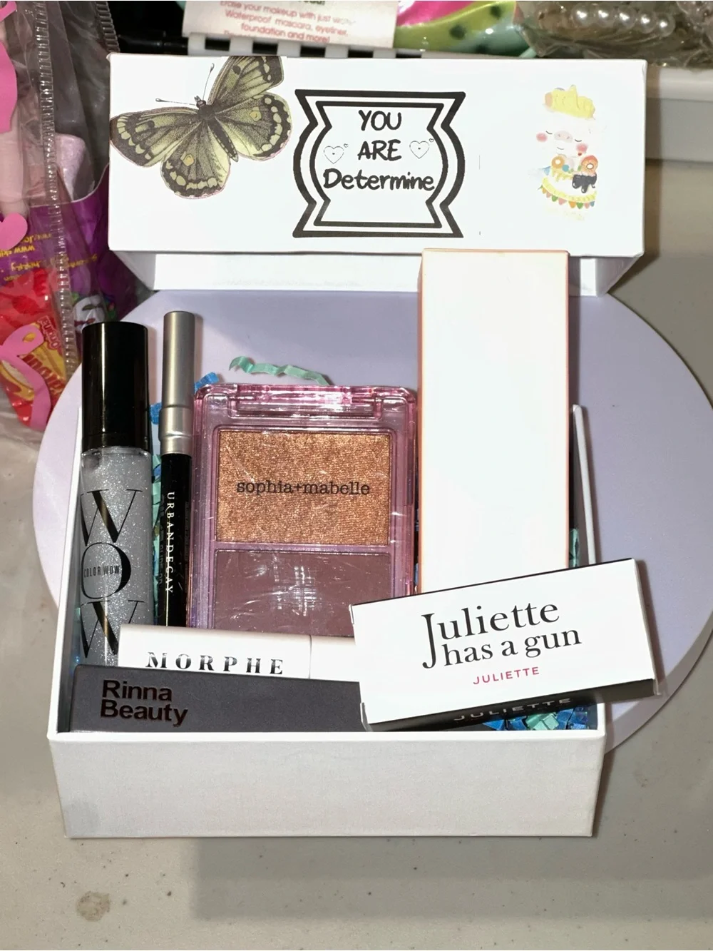 Inspirational Beauty Box with Skincare & Makeup